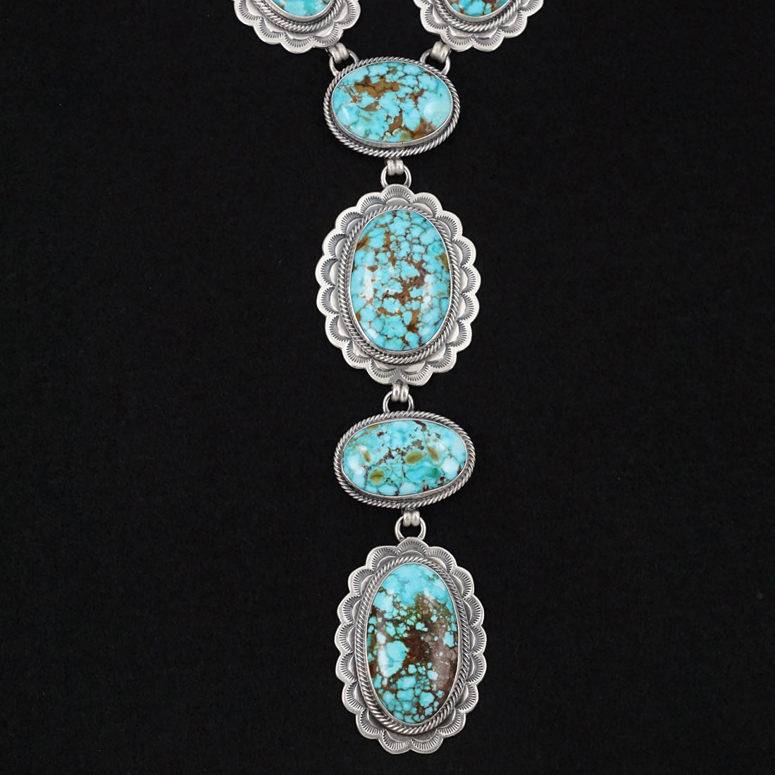 Randy Boyd Turquoise & Sterling Silver Necklace Set