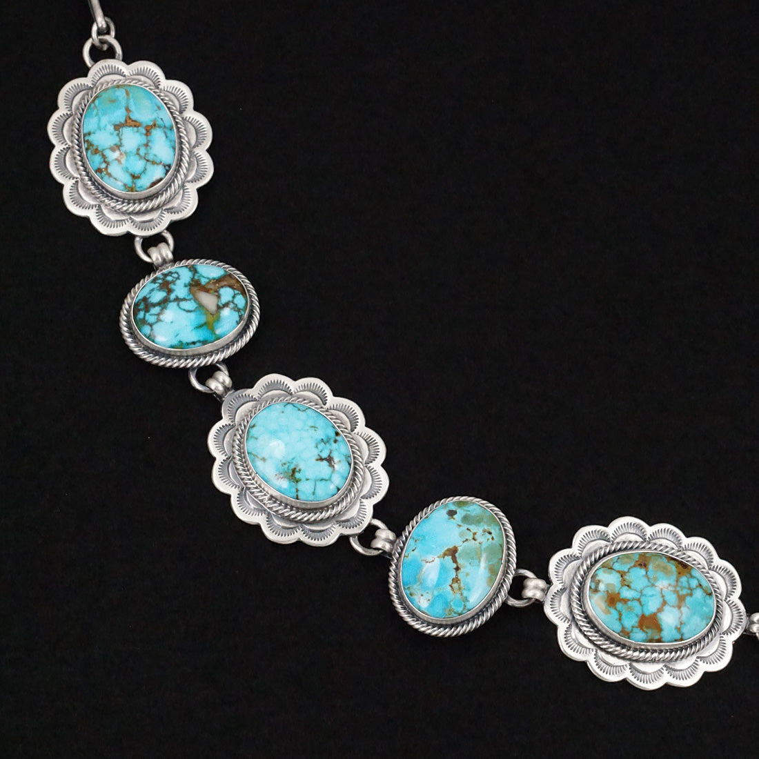 Randy Boyd Turquoise & Sterling Silver Necklace Set