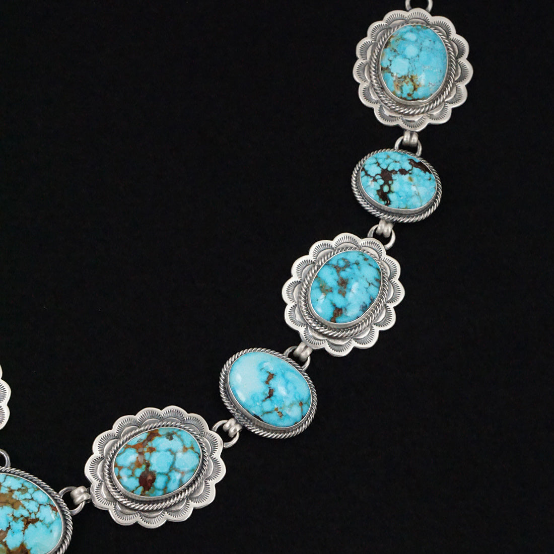 Randy Boyd Turquoise & Sterling Silver Necklace Set