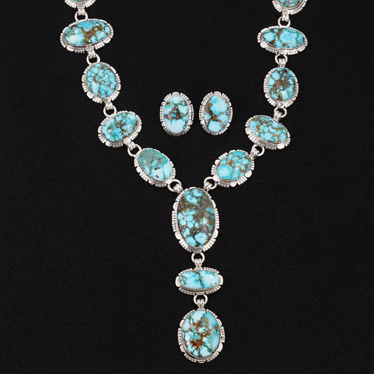 Randy Boyd Turquoise & Sterling Silver Necklace Set