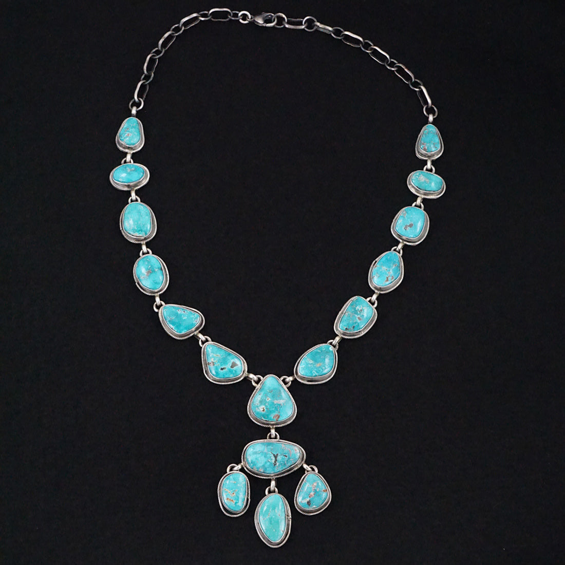 Darrin Livingston Turquoise & Sterling Silver Necklace Set