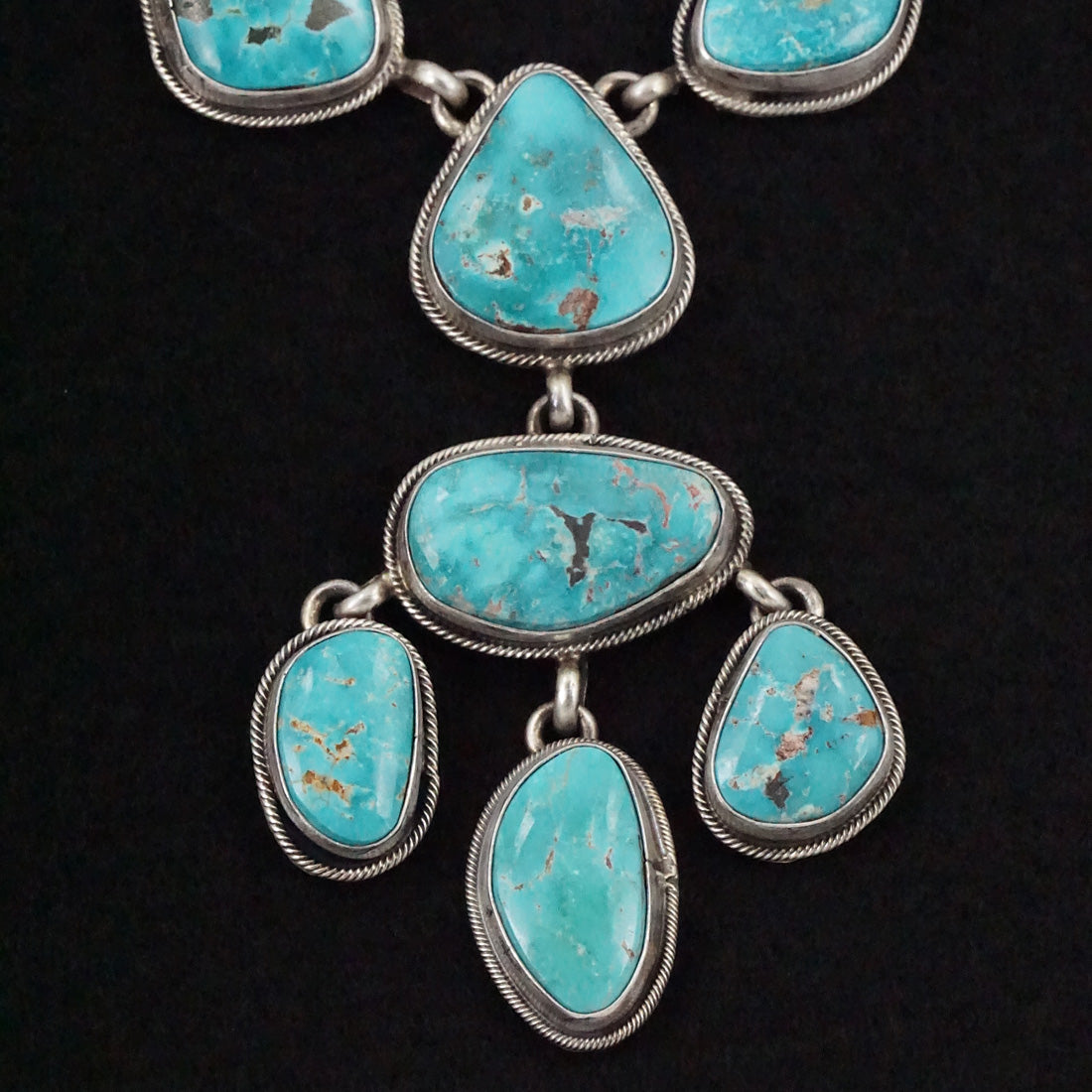 Darrin Livingston Turquoise & Sterling Silver Necklace Set