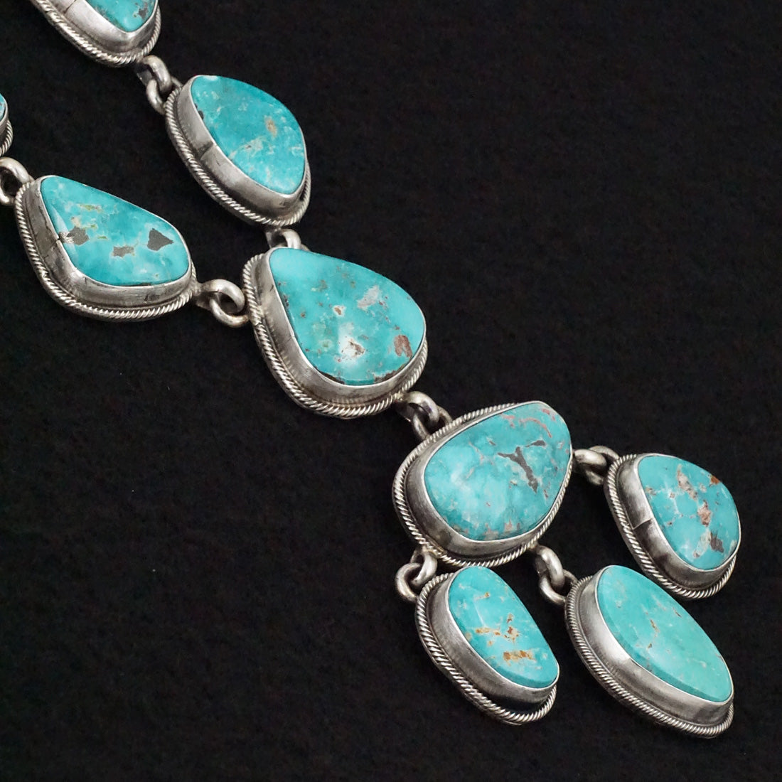 Darrin Livingston Turquoise & Sterling Silver Necklace Set