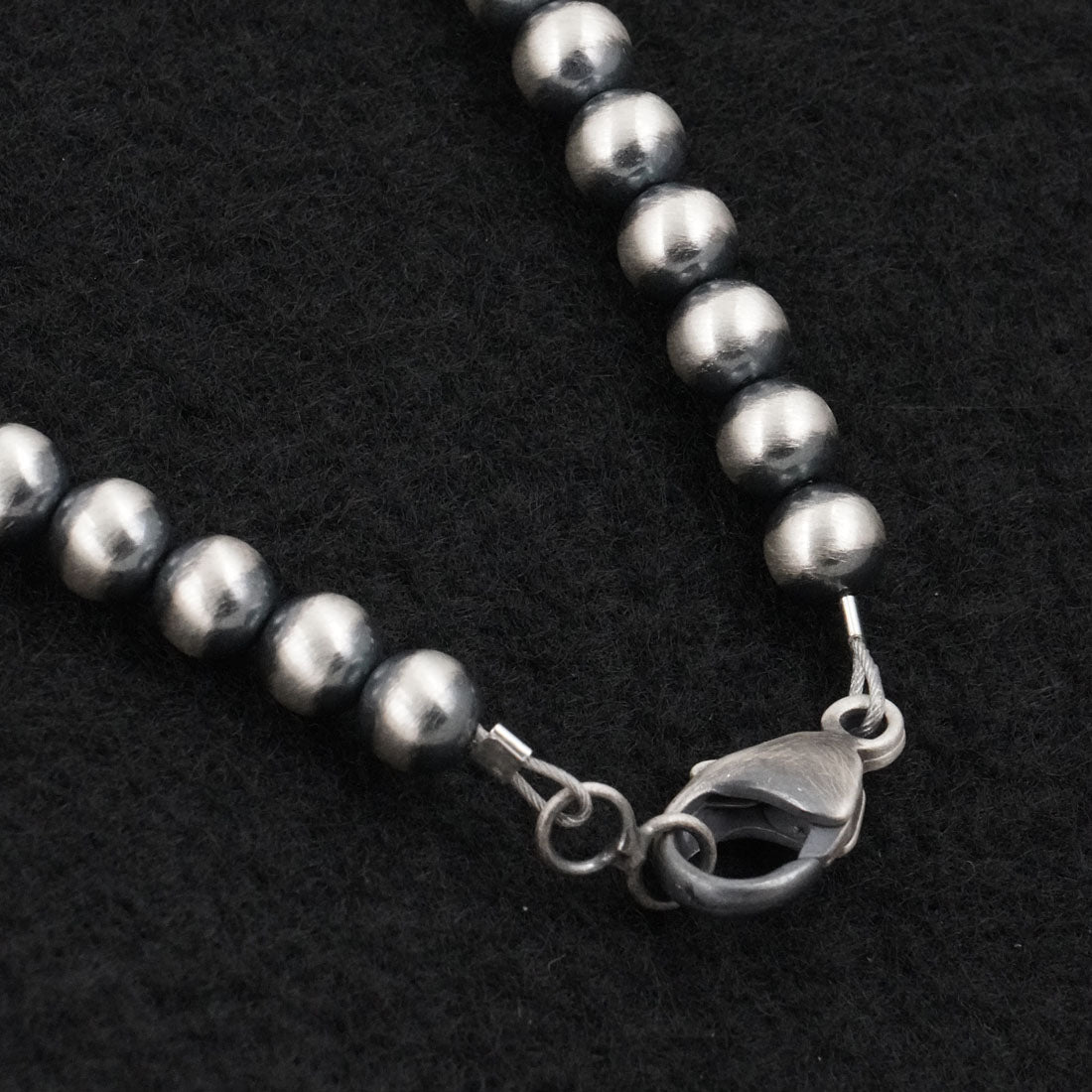 Darrin Livingston Turquoise & Sterling Silver Squash Blossom Set