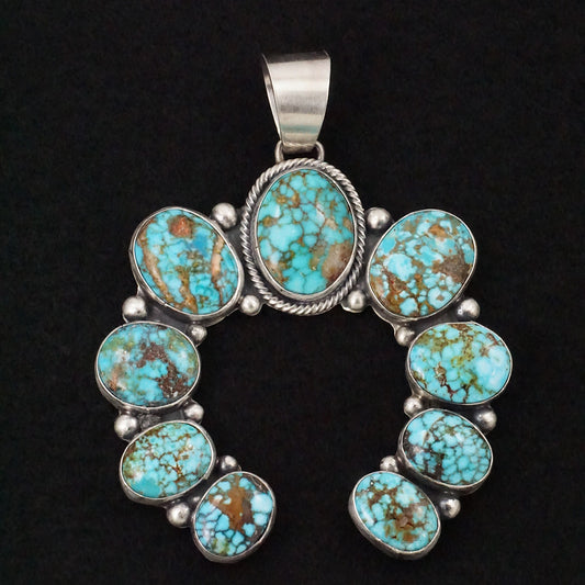 Bobby Johnson Turquoise & Sterling Silver Pendant