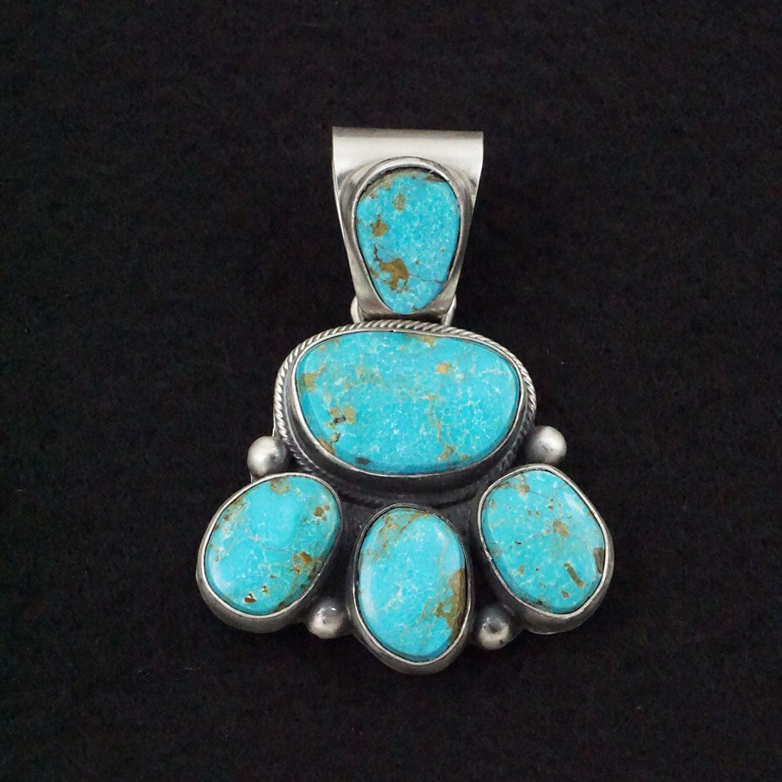 Kathleen Livingston Turquoise & Sterling Silver Pendant