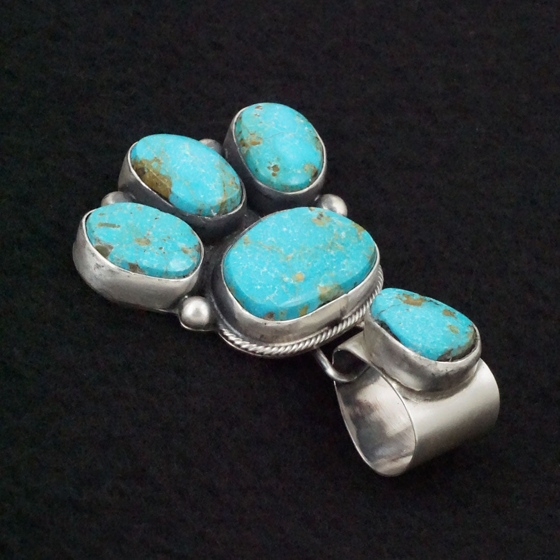 Kathleen Livingston Turquoise & Sterling Silver Pendant