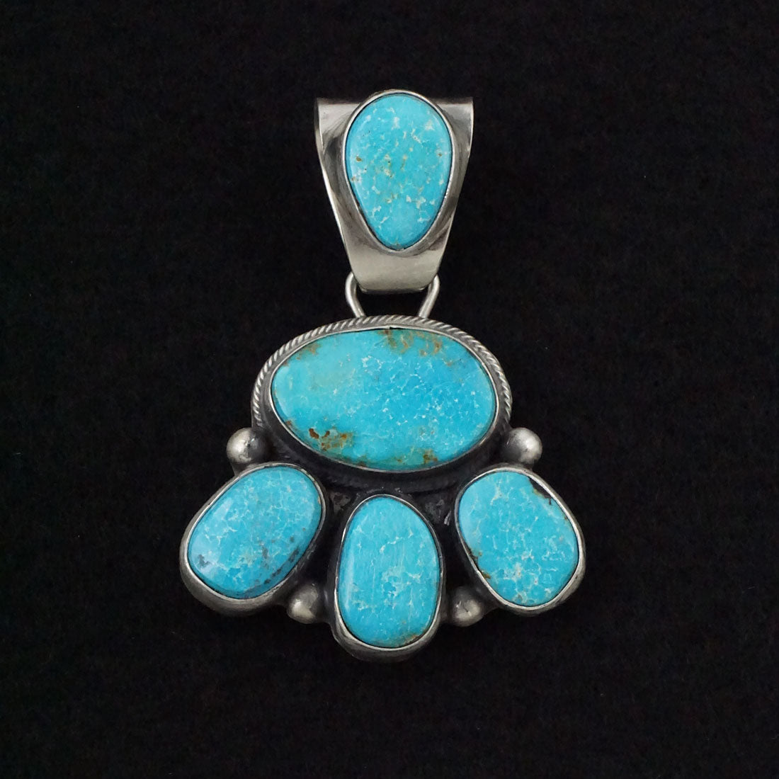 Kathleen Livingston Turquoise & Sterling Silver Pendant