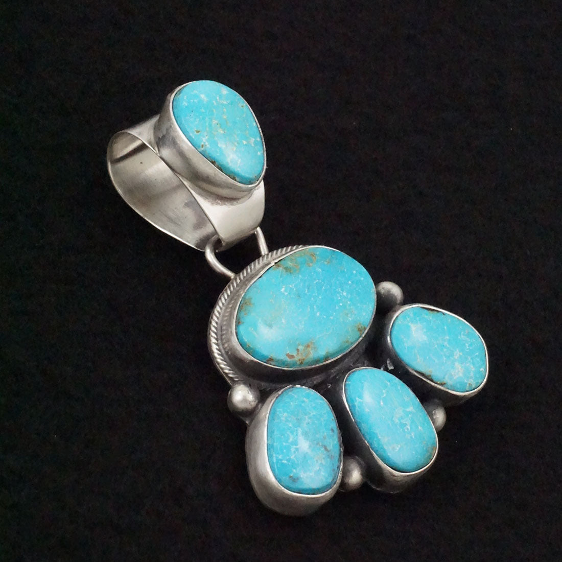 Kathleen Livingston Turquoise & Sterling Silver Pendant