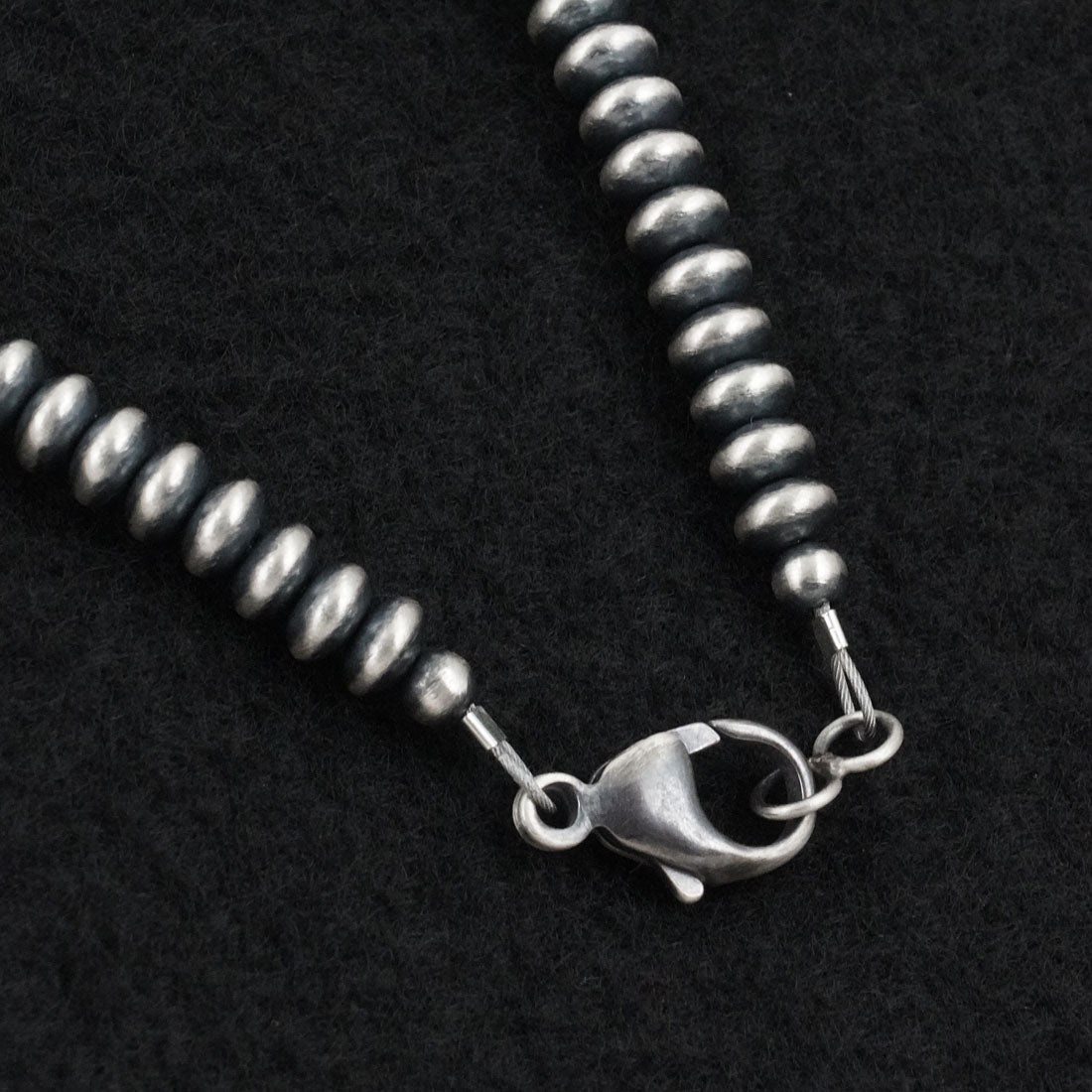 Darrin Livingston Turquoise & Sterling Silver Squash Blossom Set