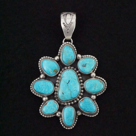 Kathleen Livingston Turquoise & Sterling Silver Pendant