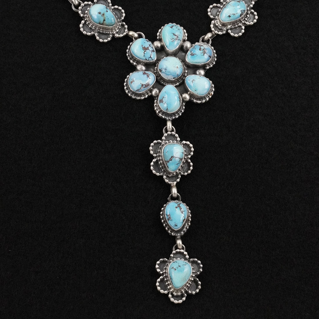 Darrin Livingston Turquoise & Sterling Silver Necklace Set