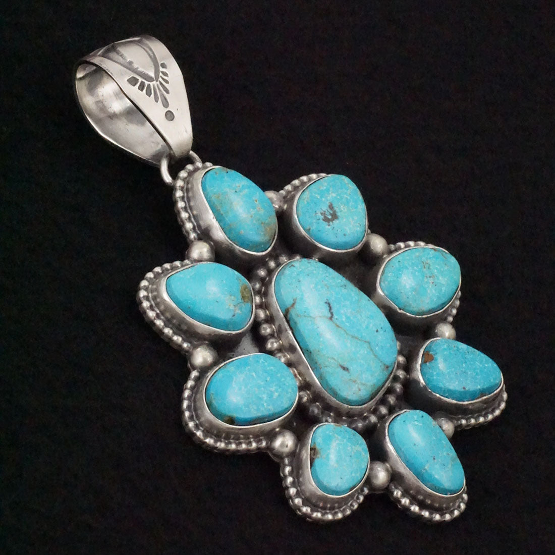 Kathleen Livingston Turquoise & Sterling Silver Pendant