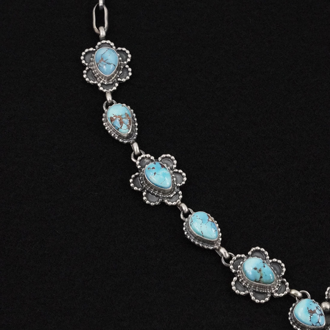 Darrin Livingston Turquoise & Sterling Silver Necklace Set