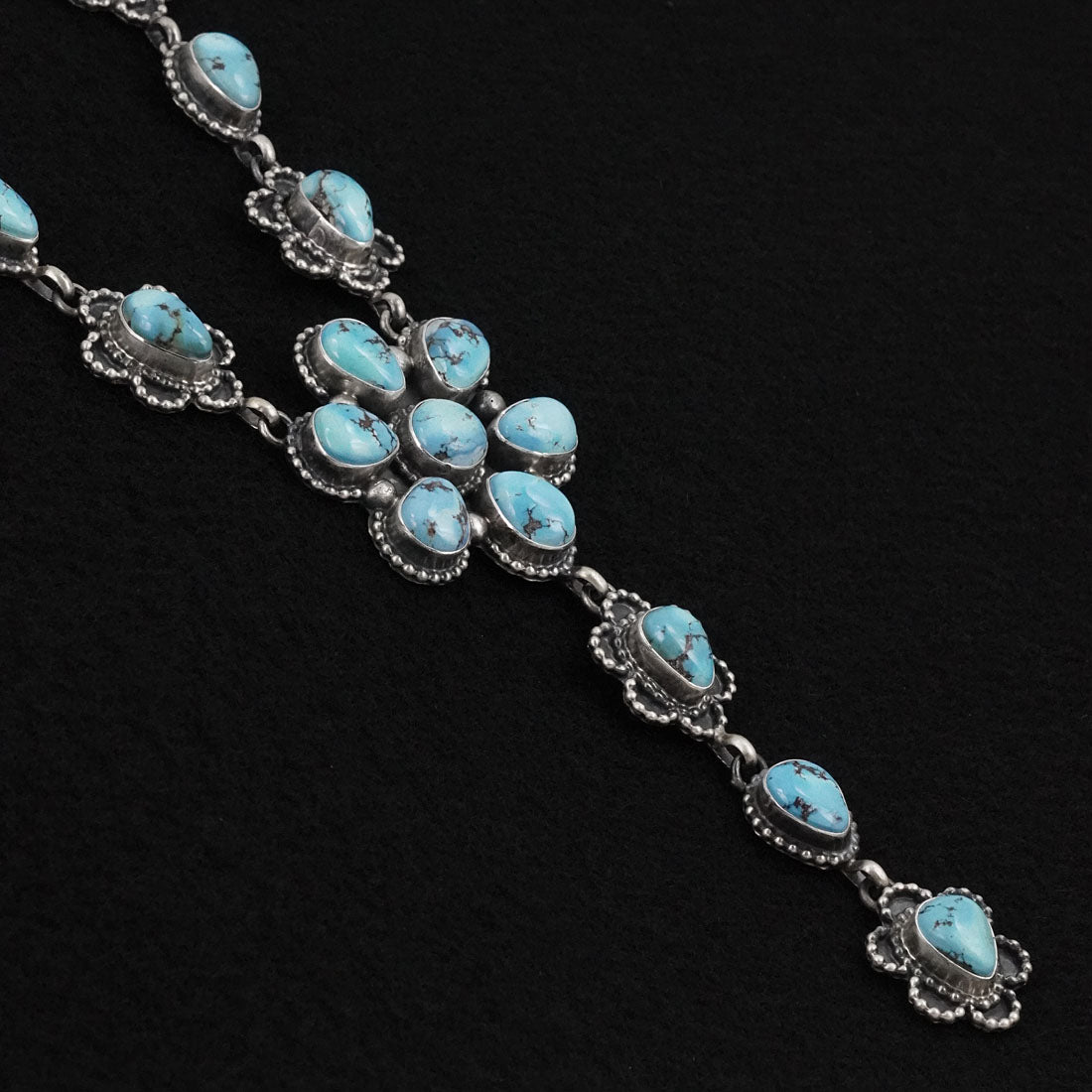 Darrin Livingston Turquoise & Sterling Silver Necklace Set