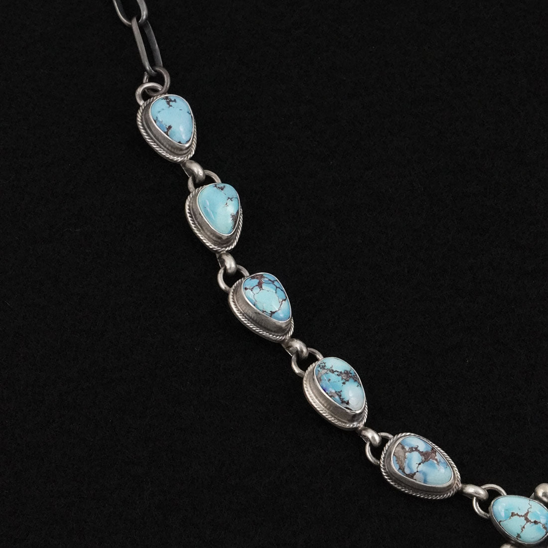 Kathleen Livingston Turquoise & Sterling Silver Necklace Set