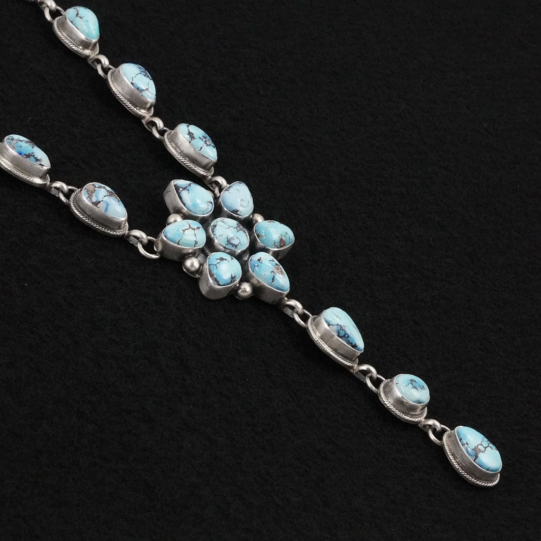 Kathleen Livingston Turquoise & Sterling Silver Necklace Set
