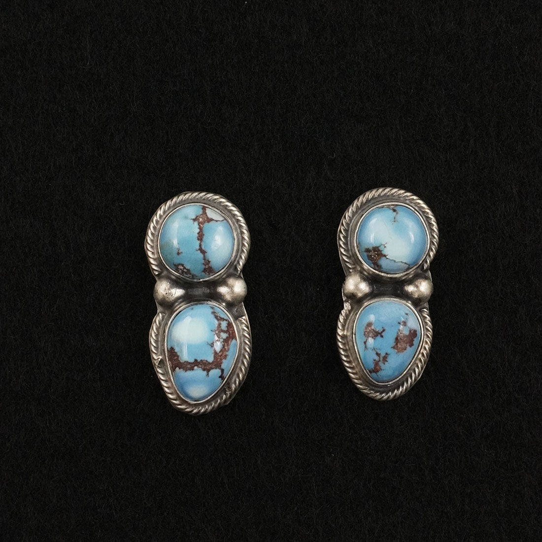 Kathleen Livingston Turquoise & Sterling Silver Necklace Set