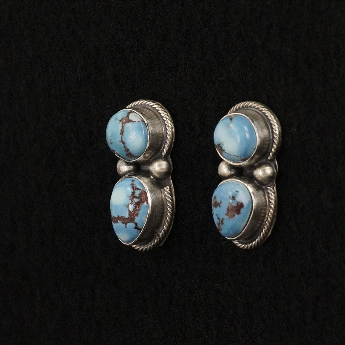 Kathleen Livingston Turquoise & Sterling Silver Necklace Set