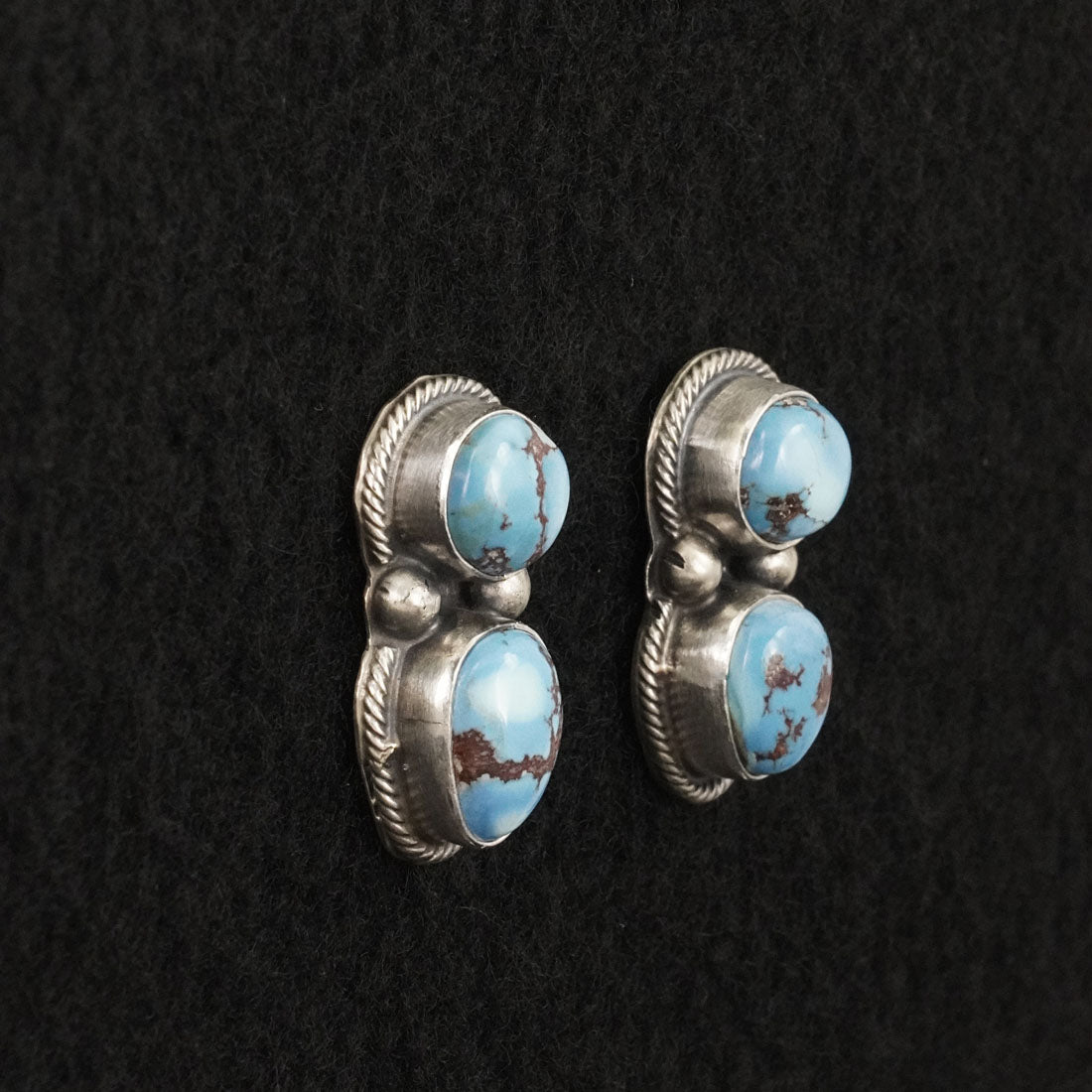 Kathleen Livingston Turquoise & Sterling Silver Necklace Set