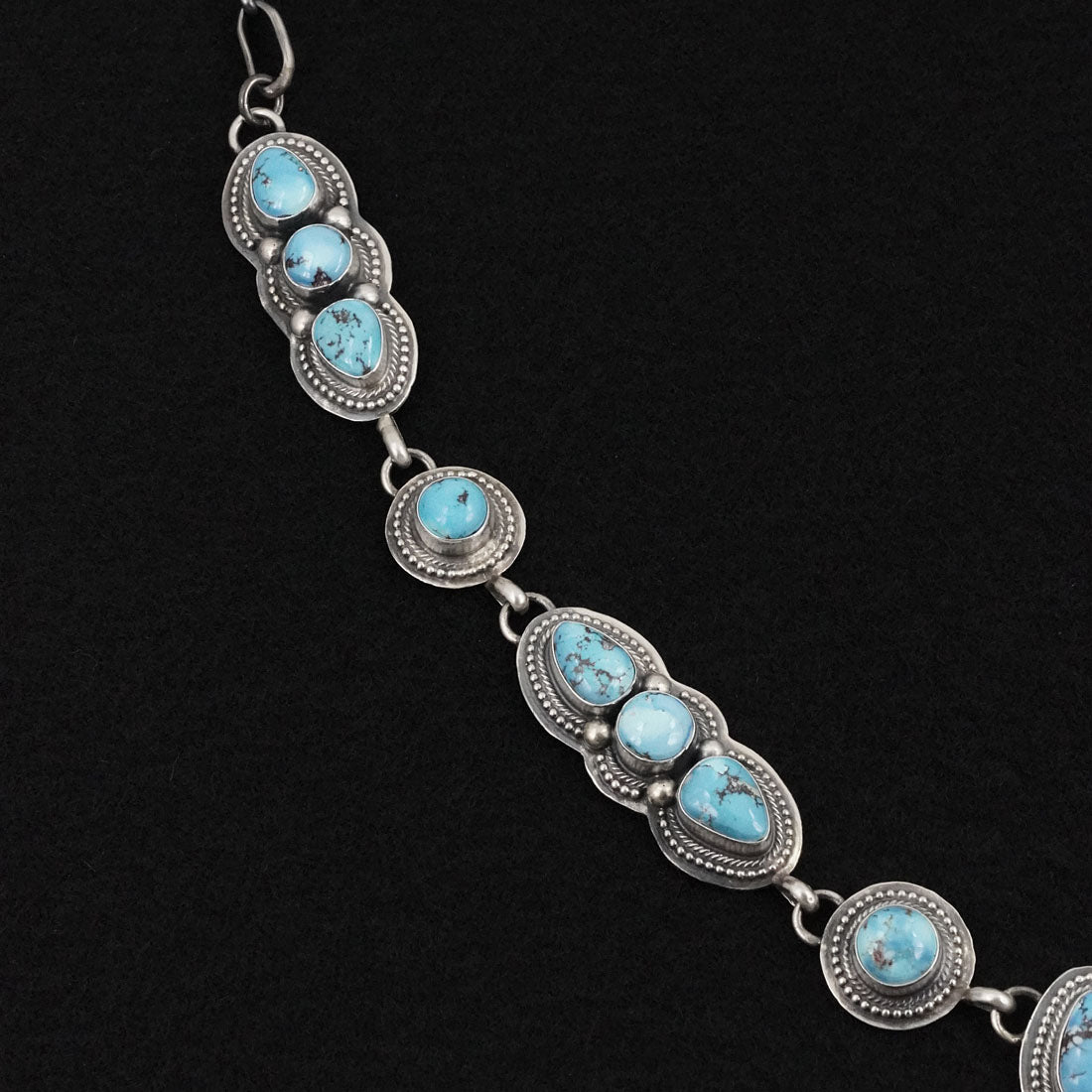 Kathleen Livingston Turquoise & Sterling Silver Necklace Set