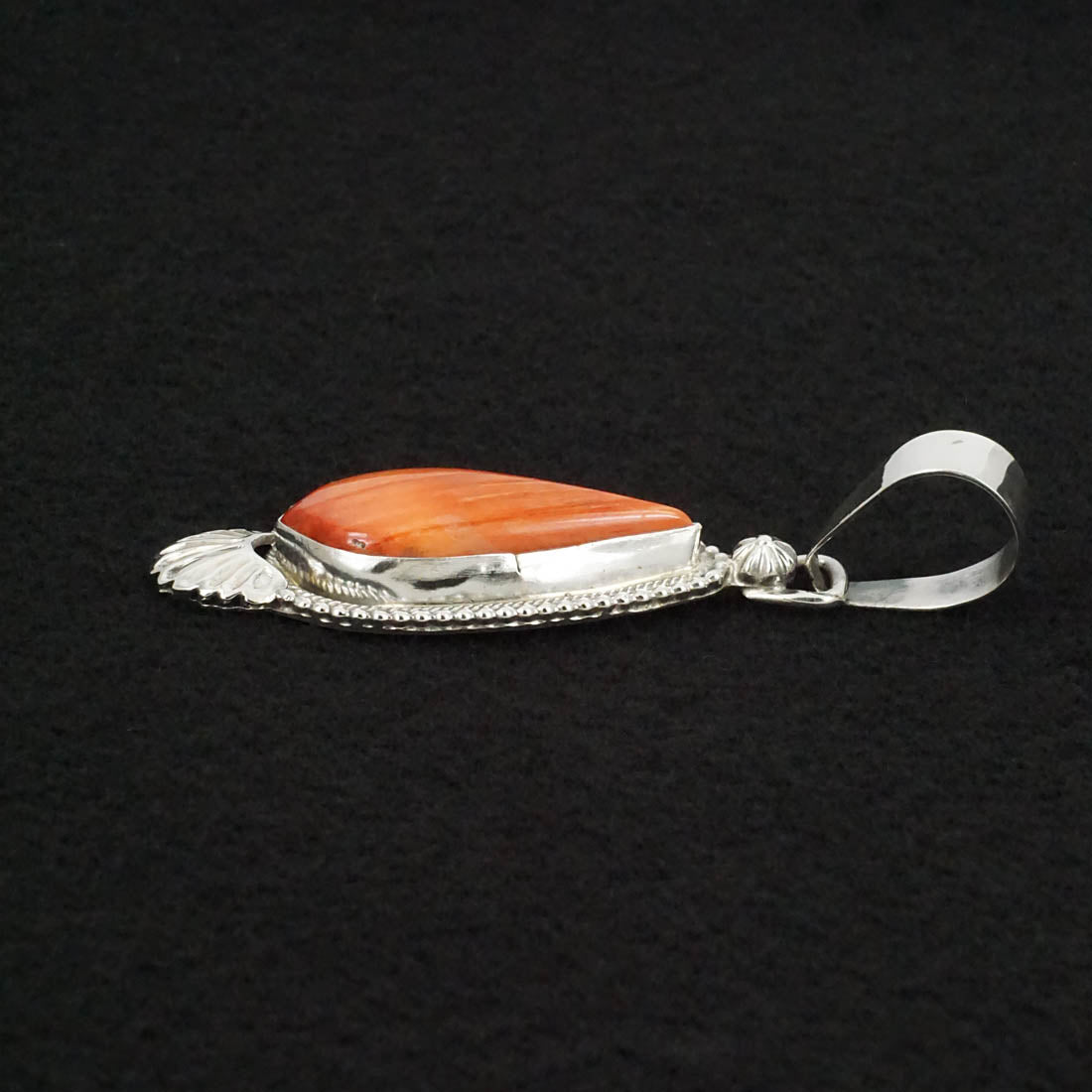 Bobby Johnson Spiny Oyster & Sterling Silver Pendant