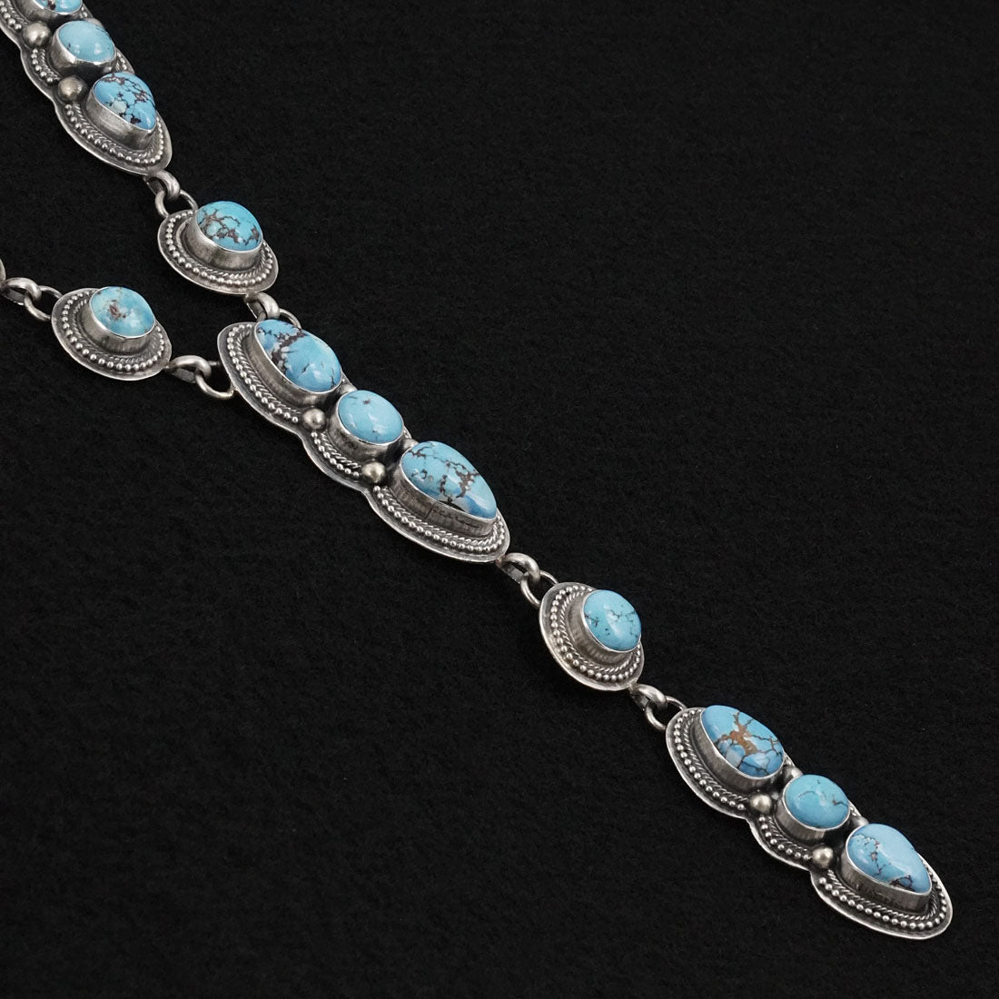 Kathleen Livingston Turquoise & Sterling Silver Necklace Set