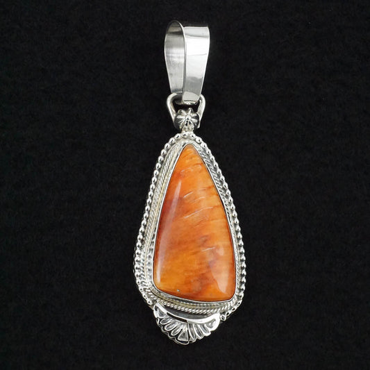 Bobby Johnson Spiny Oyster & Sterling Silver Pendant