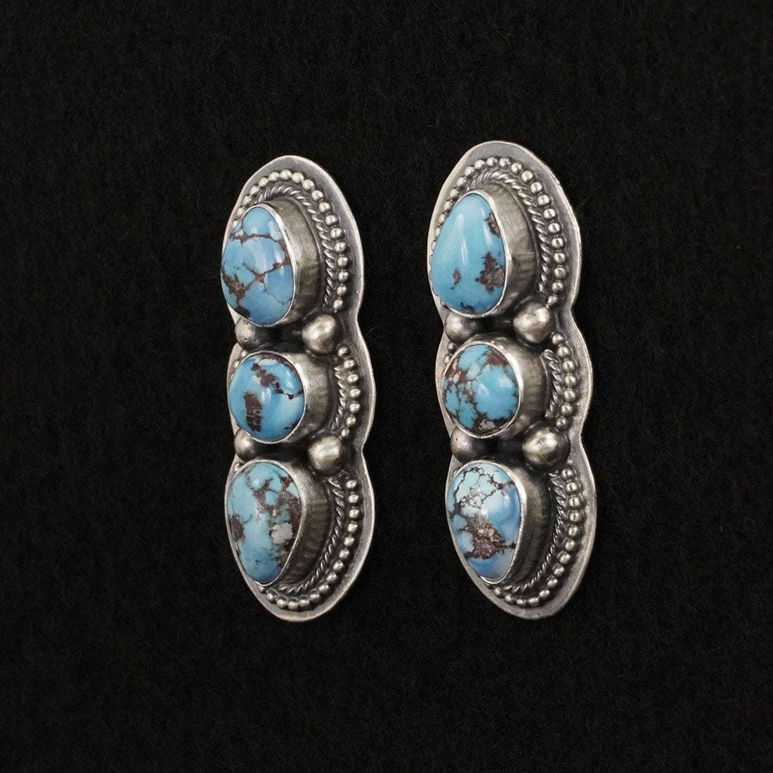 Kathleen Livingston Turquoise & Sterling Silver Necklace Set