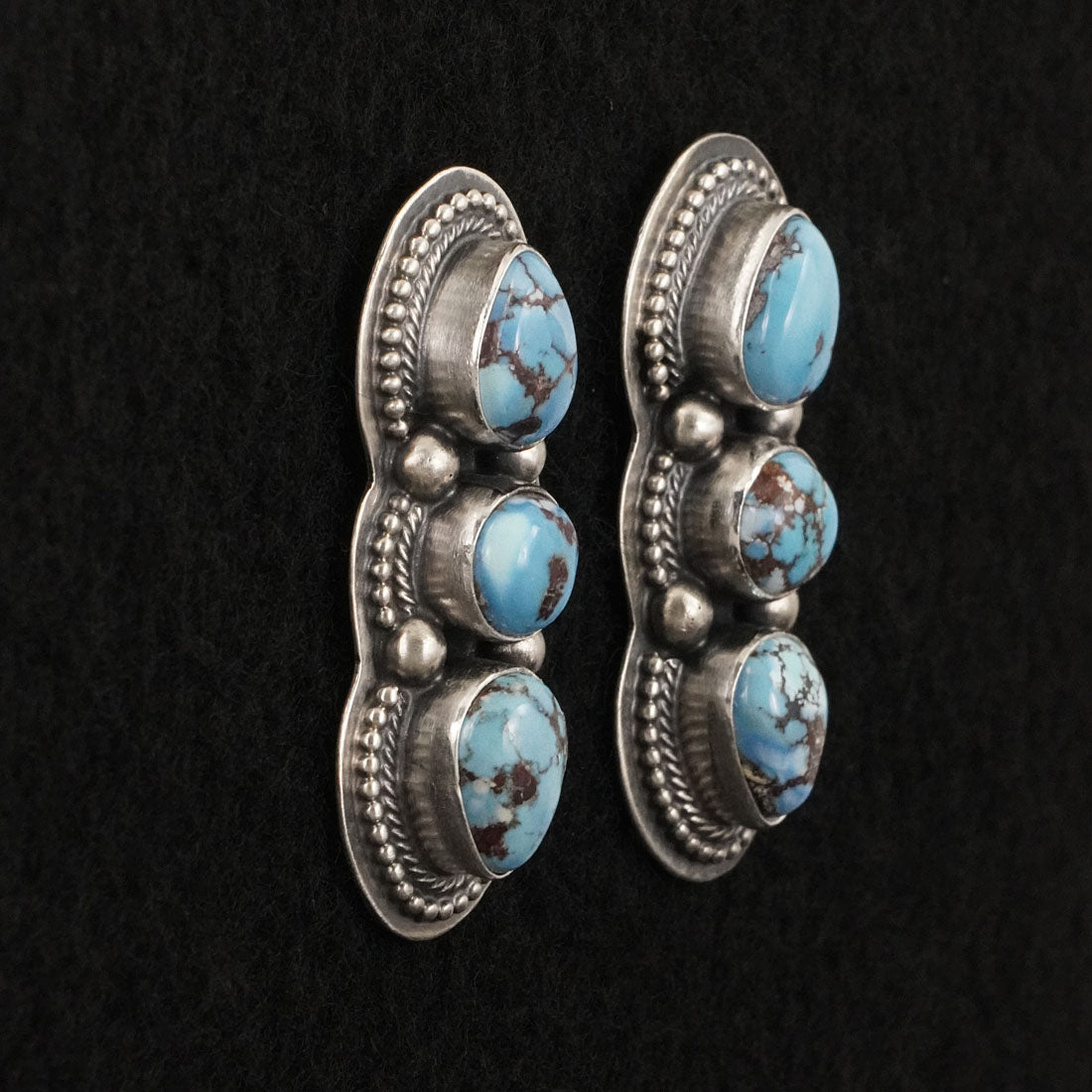 Kathleen Livingston Turquoise & Sterling Silver Necklace Set