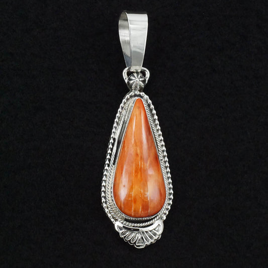 Bobby Johnson Spiny Oyster & Sterling Silver Pendant