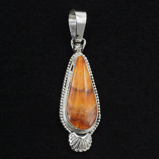 Bobby Johnson Spiny Oyster & Sterling Silver Pendant