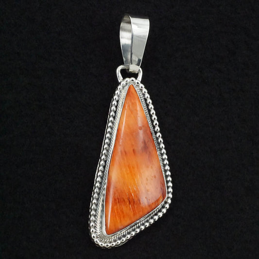 Bobby Johnson Spiny Oyster & Sterling Silver Pendant