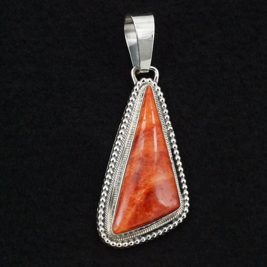 Bobby Johnson Spiny Oyster & Sterling Silver Pendant