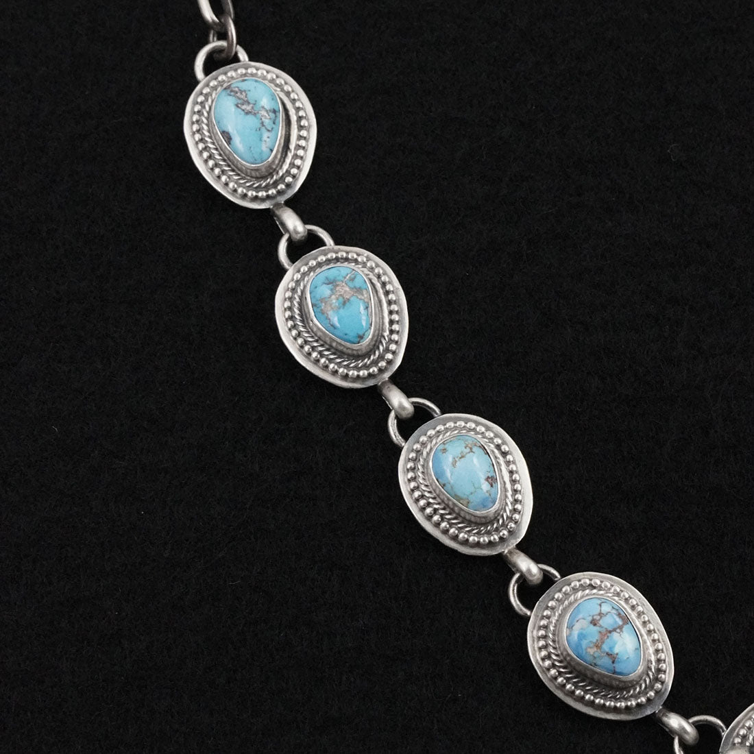 Kathleen Livingston Turquoise & Sterling Silver Necklace Set