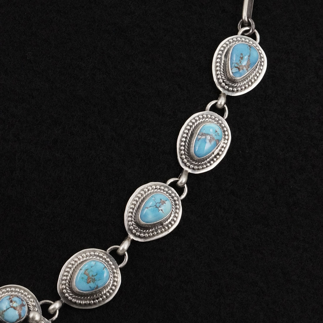 Kathleen Livingston Turquoise & Sterling Silver Necklace Set