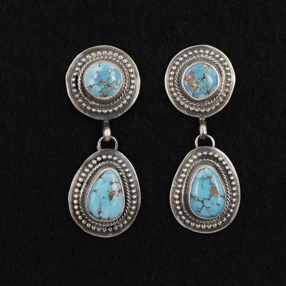 Kathleen Livingston Turquoise & Sterling Silver Necklace Set