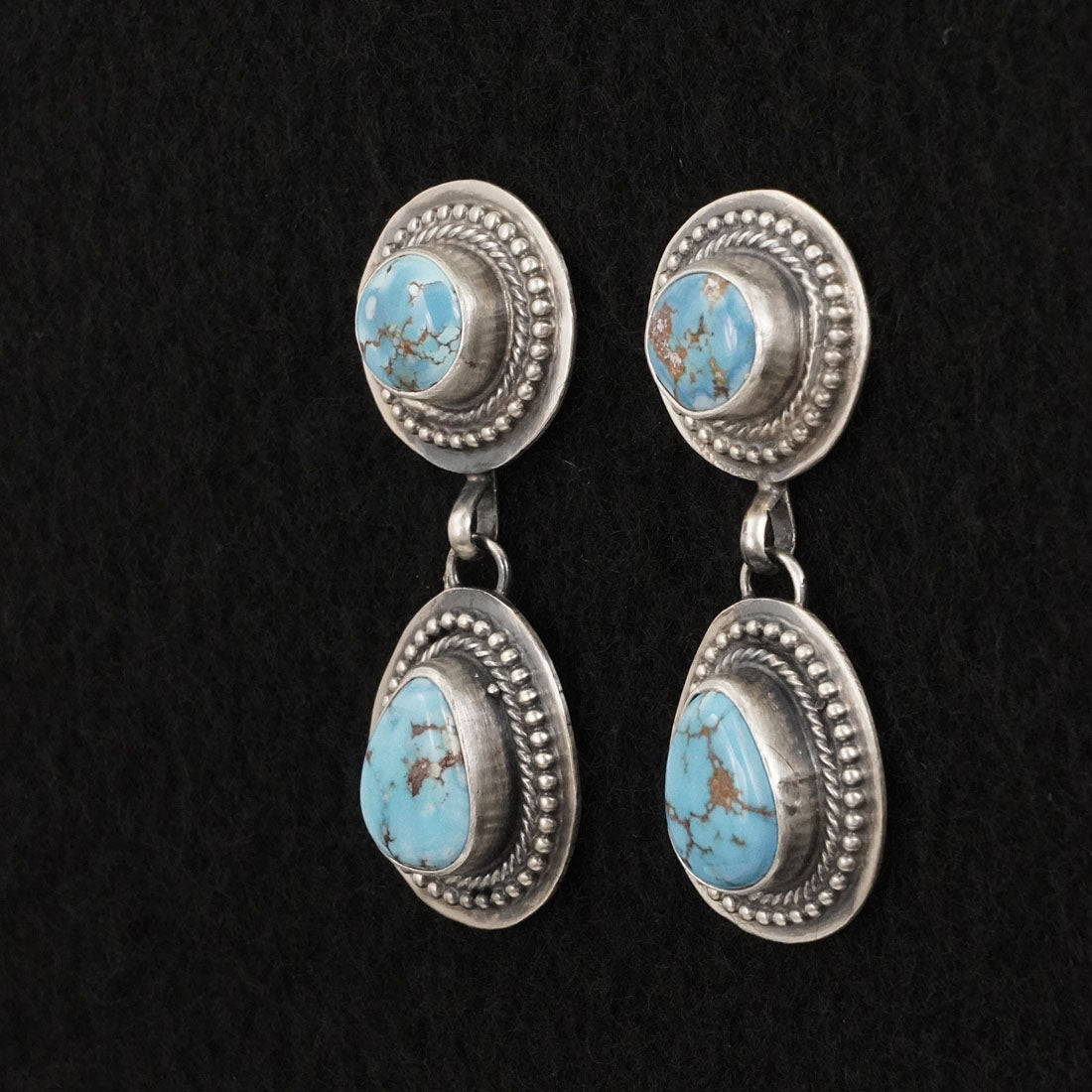 Kathleen Livingston Turquoise & Sterling Silver Necklace Set
