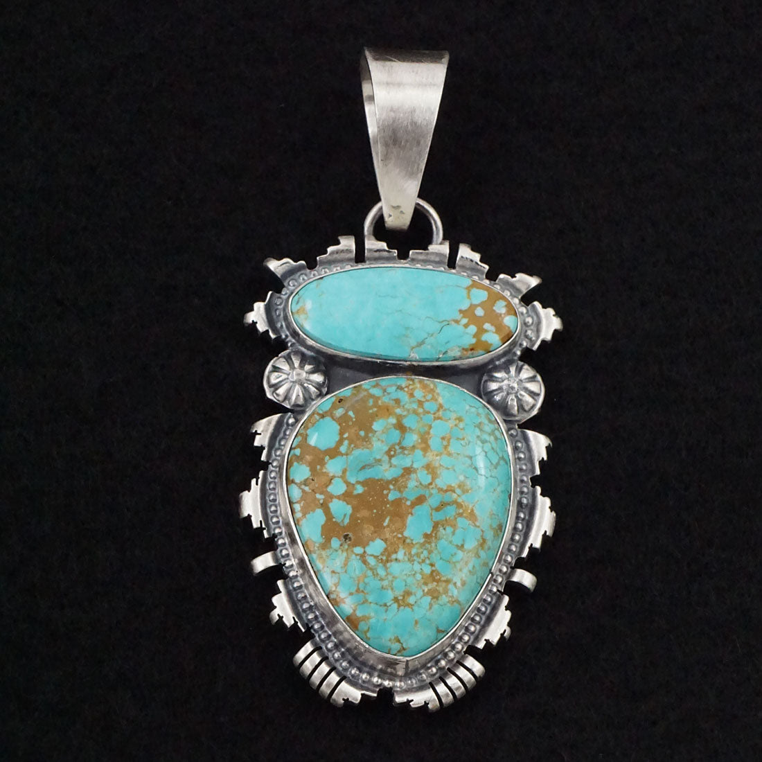 Randy Billy Turquoise & Sterling Silver Pendant