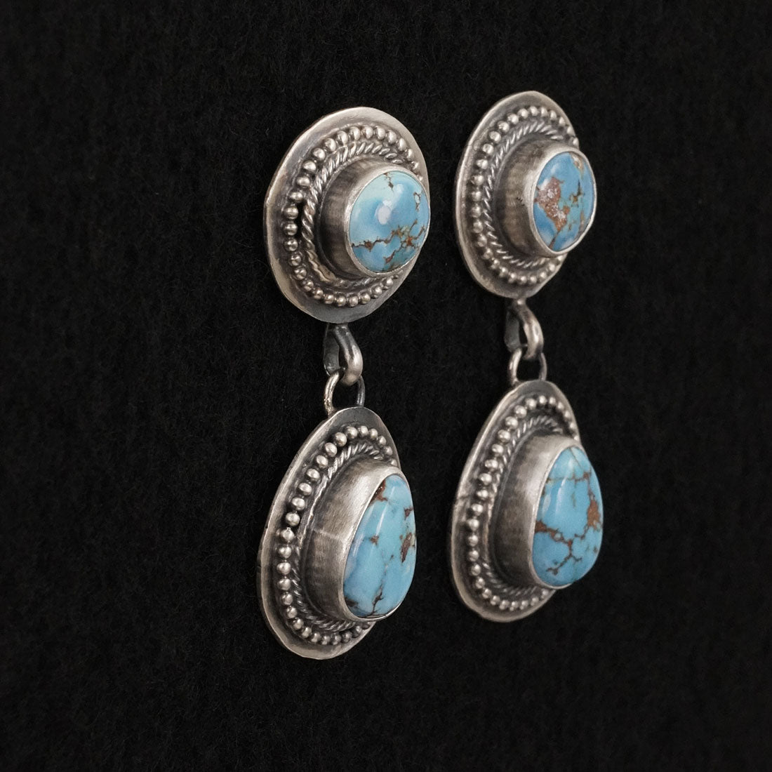 Kathleen Livingston Turquoise & Sterling Silver Necklace Set