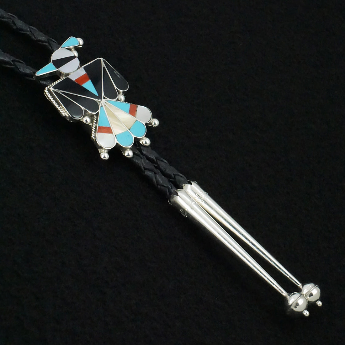 Favian Cellicion Multi-Stone & Sterling Silver Bolo Tie