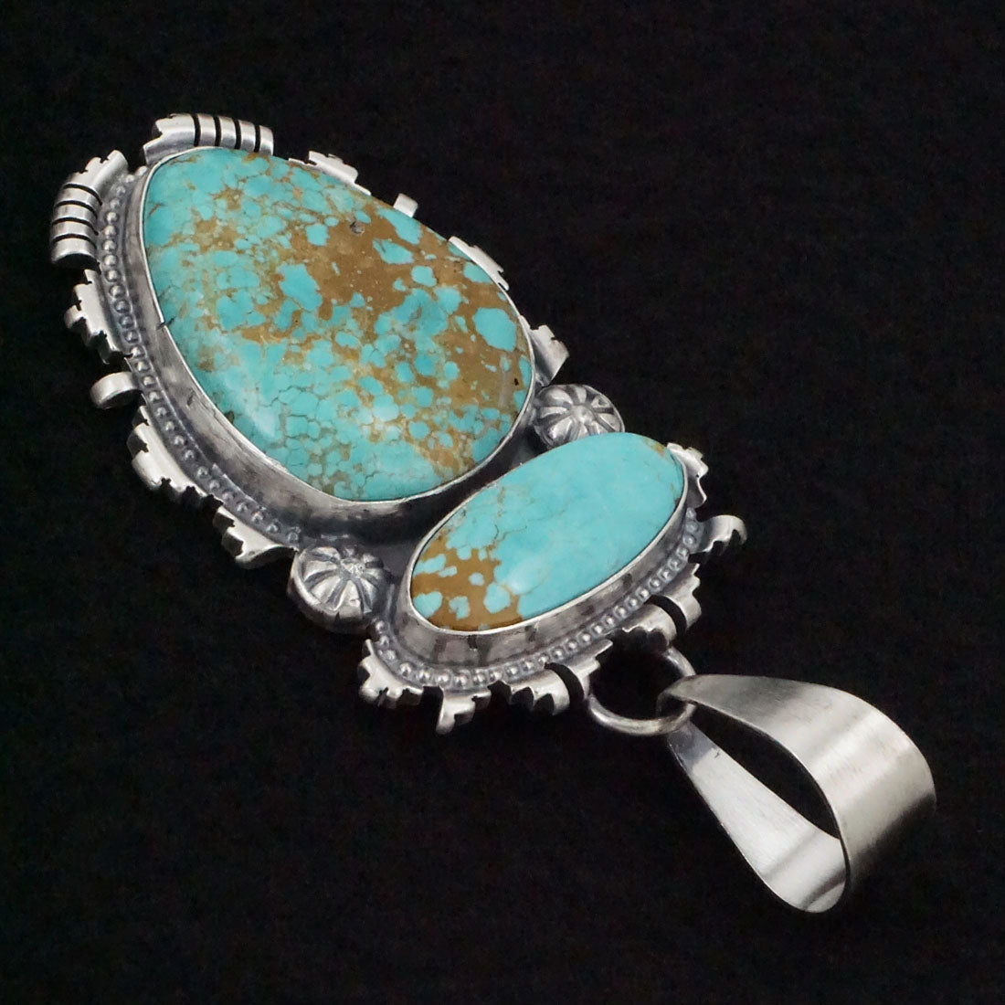 Randy Billy Turquoise & Sterling Silver Pendant