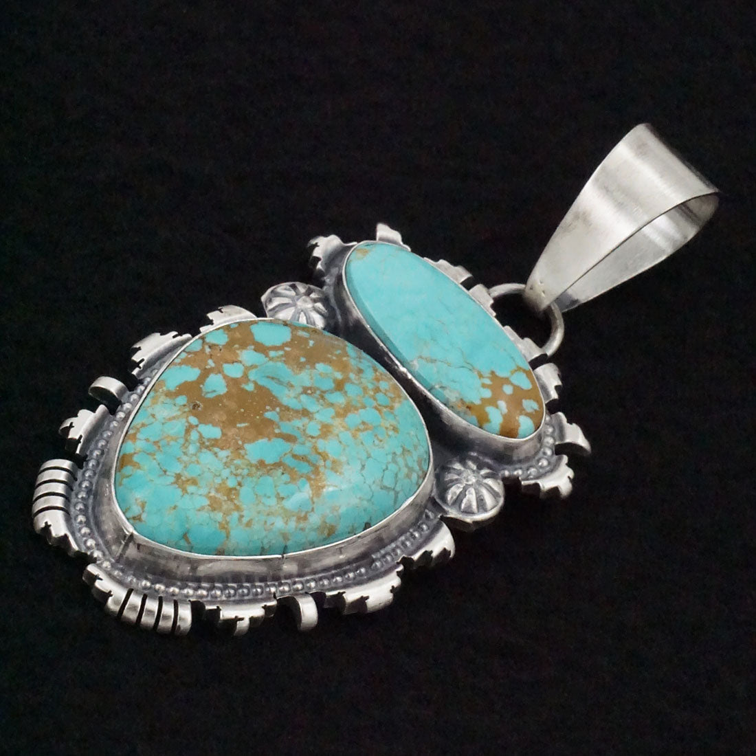 Randy Billy Turquoise & Sterling Silver Pendant