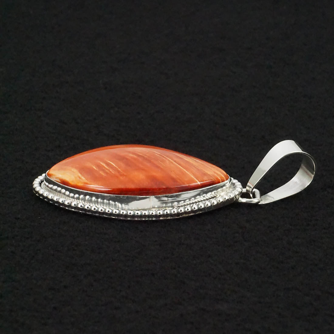 Bobby Johnson Spiny Oyster & Sterling Silver Pendant