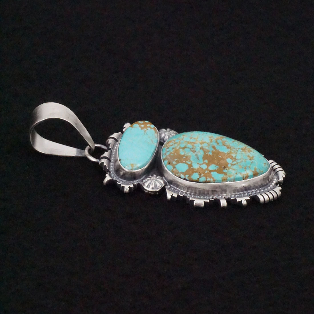 Randy Billy Turquoise & Sterling Silver Pendant