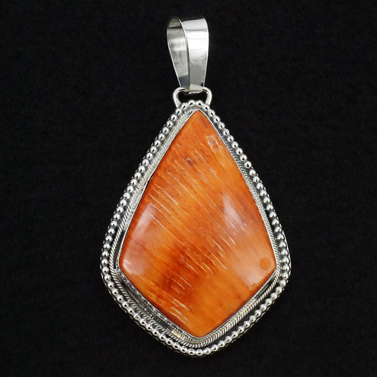 Bobby Johnson Spiny Oyster & Sterling Silver Pendant