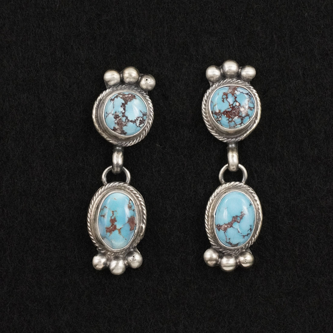 Kathleen Livingston Turquoise & Sterling Silver Necklace Set