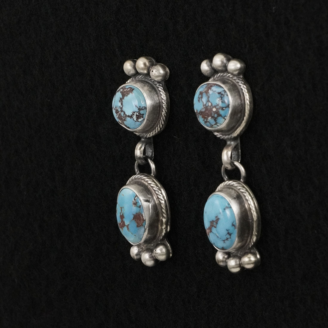 Kathleen Livingston Turquoise & Sterling Silver Necklace Set