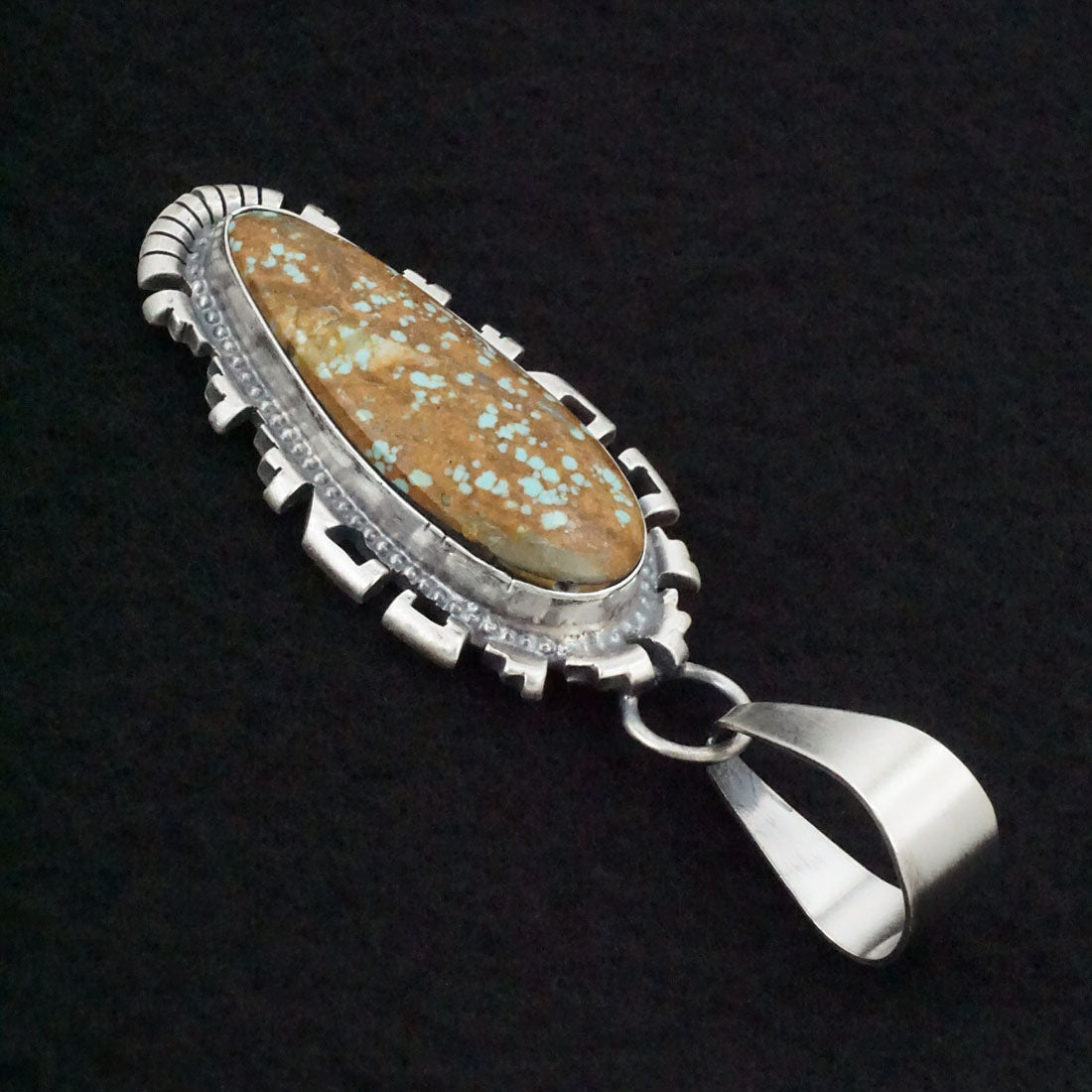 Randy Billy Turquoise & Sterling Silver Pendant