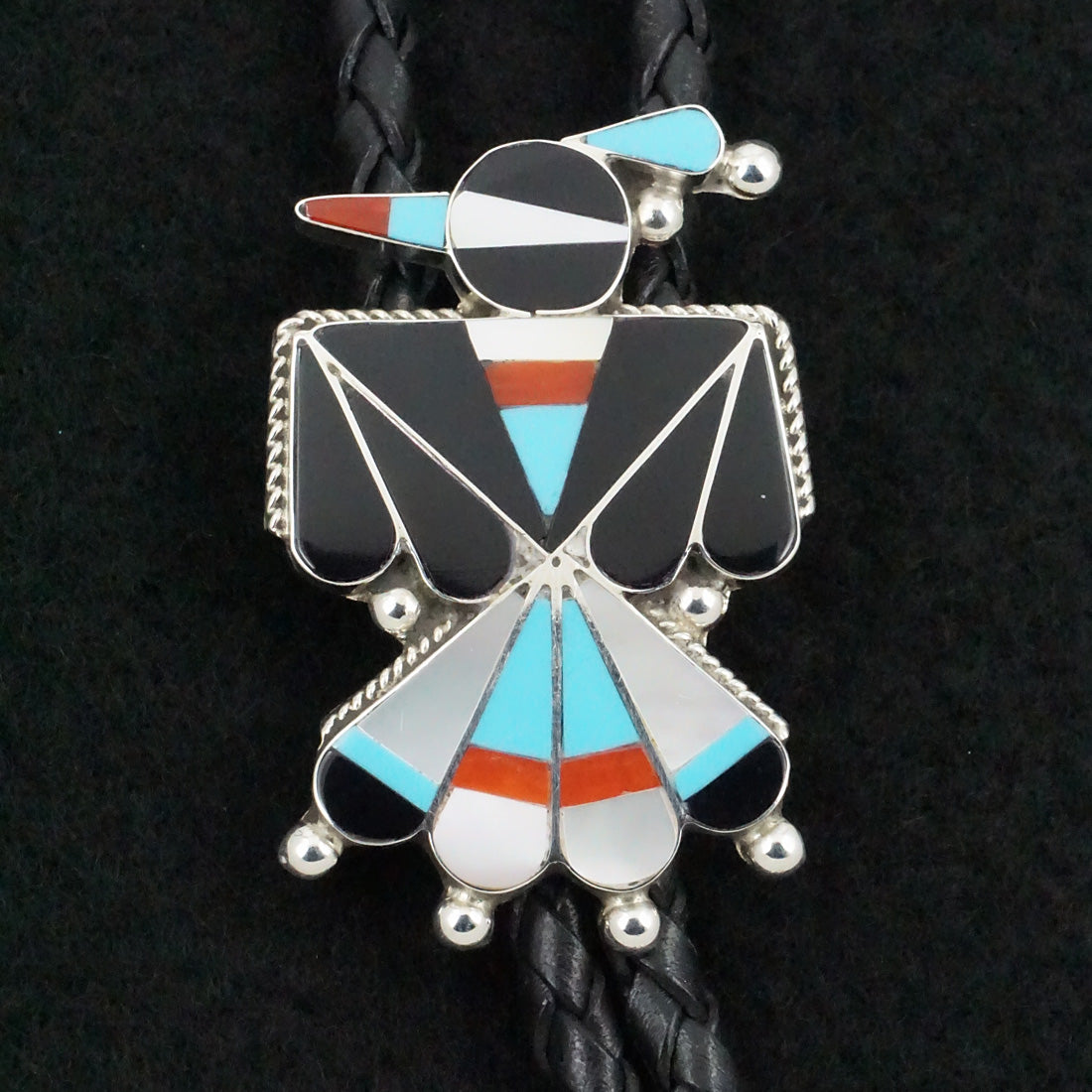 Favian Cellicion Multi-Stone & Sterling Silver Bolo Tie